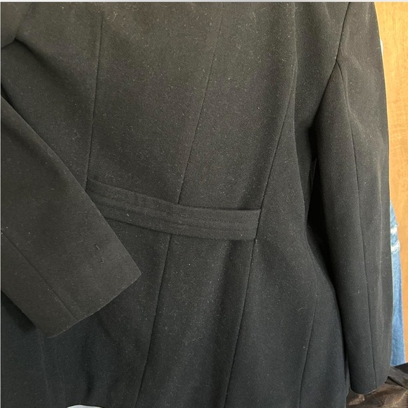 Jones New York wool cashmere blend double-breasted Black 8. - Picture 9 of 12